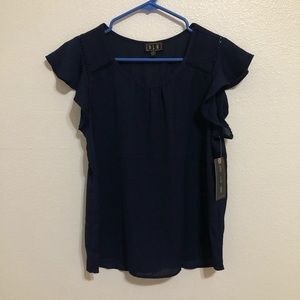[O L M] Chiffon Blouse